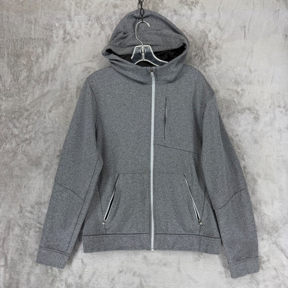 Lululemon Mens Gray City Sweat Full Zip Hoodie Jacket‎ Size M M3CS7S